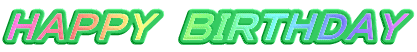 ＨＡＰＰＹ　ＢＩＲＴＨＤＡＹ