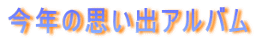 今年の思い出アルバム
