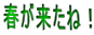春が来たね！ 